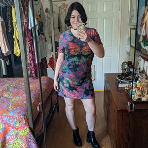 Dollskill Delia's Colorful Butterfly Mini Dress